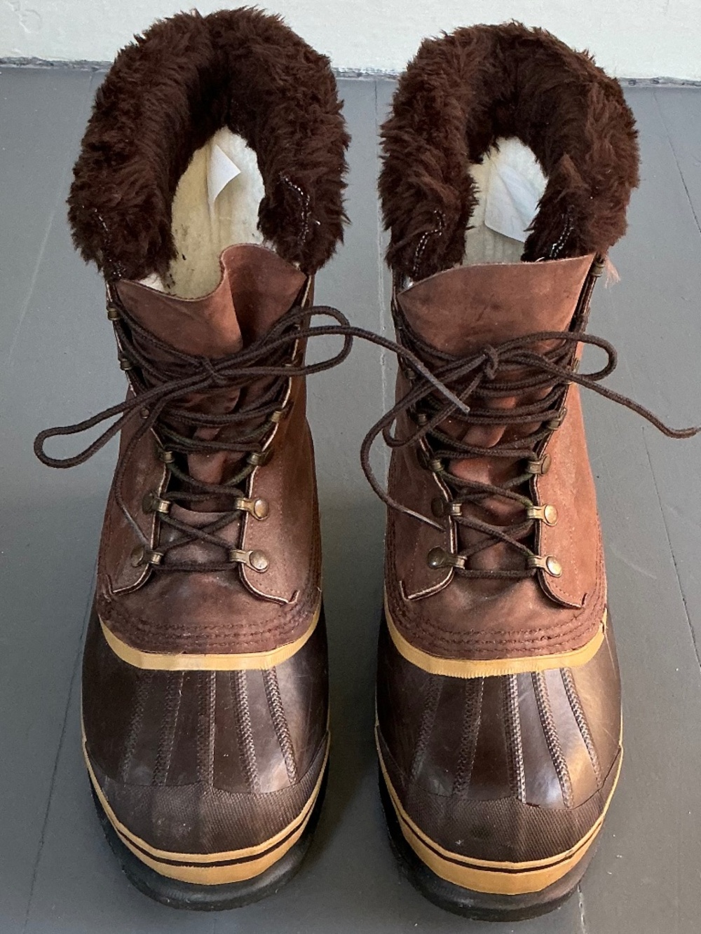 Vintage Sorel Dominator Boots Made in Canada Kaufman Women's Size 7 Winter